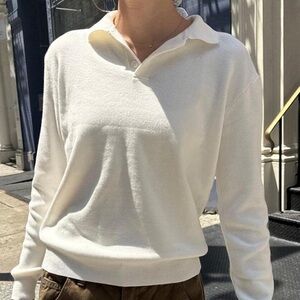 Brandy Melville Camilla Polo Button Sweater